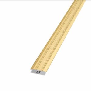 Perfil T para Piso Vinílico Atrim 14 mm Aluminio Oro Mate 2 m
