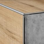 Guardacanto para Piso Vinílico Step Atrim 23 mm Aluminio Oro Mate