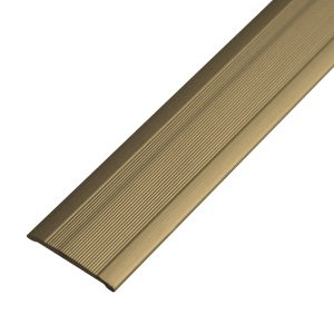 Plana Media 30 mm Aluminio Anodizado Champagne Tira 95 cm