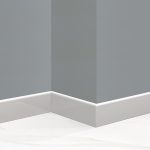 Zócalo de EPS Atrim Classic 70 mm PVC Plata Mate