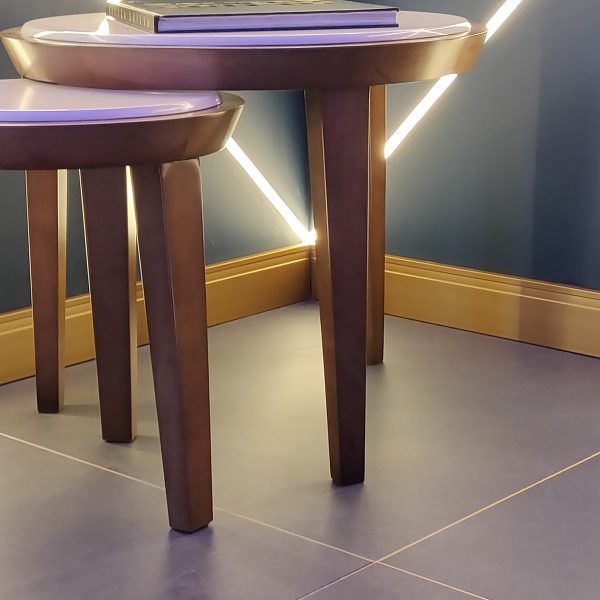 Zócalo de EPS Atrim Extra Line 100 mm PVC Oro Mate