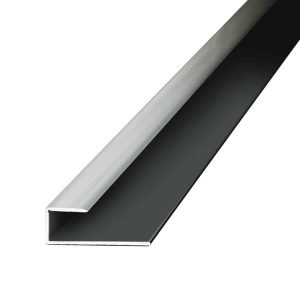 Perfil Edge Atrim 13.5 mm Aluminio Cromo Mate 2.5 m