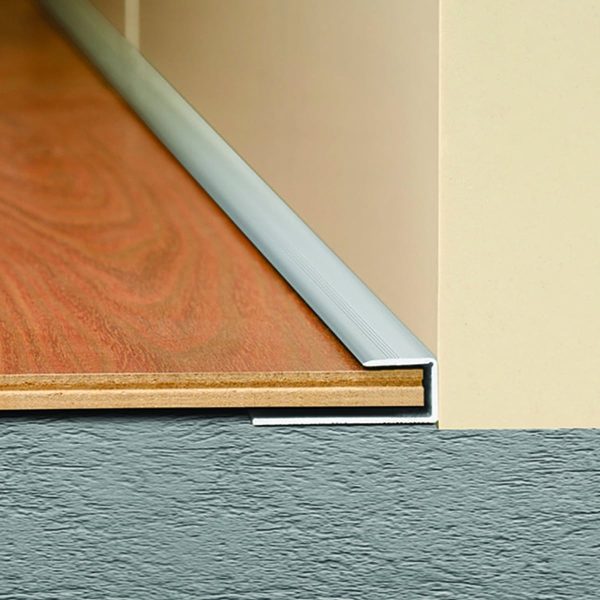 Perfil Edge Atrim 13.5 mm Aluminio Cromo Mate