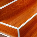 Perfil para Piso Vinílico Deco F Atrim 15 mm Aluminio Cromo Mate