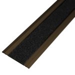 Plana Antideslizante 45 mm Aluminio Anodizado Bronce Tira 2 m