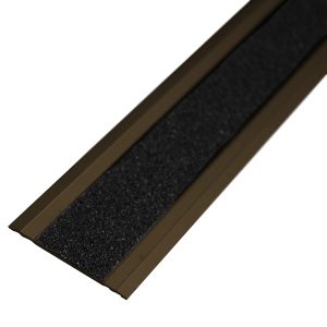Plana Antideslizante 45 mm Aluminio Anodizado Bronce Tira 2 m