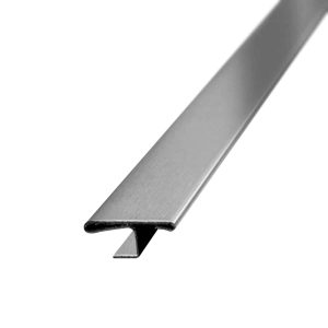 Perfil con Pata de Enganche Hongo Atrim 40 mm Acero Inoxidable Esmerilado 2.5 m