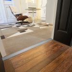 Desnivel con Quick-Fix Atrim 10 mm Aluminio Oro Mate