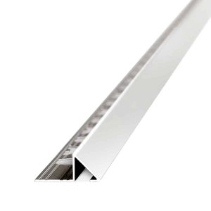 Guardacanto Prisma Atrim 12 mm Aluminio Cromo Brillante 2.5 m