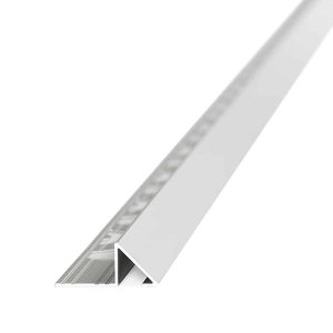 Guardacanto Prisma Atrim 12 mm Aluminio Cromo Mate 2.5 m