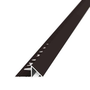 Guardacanto Prisma Atrim 10 mm Aluminio Café 2.5 m