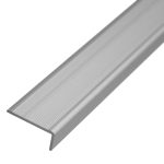 Ángulo 24x10 mm Aluminio Anodizado Plata Tira 2.85 m 2.85 cm