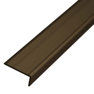 Ángulo 24x10 mm Aluminio Anodizado Bronce Tira 2.85 m 2.85 cm