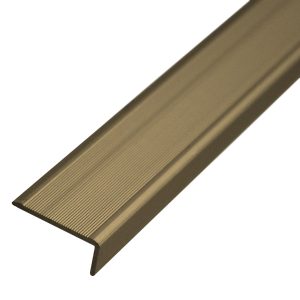 Ángulo 24x10 mm Aluminio Anodizado Champagne Tira 2.85 m 2.85 cm