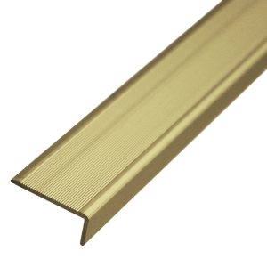 Ángulo 24x10 mm Aluminio Anodizado Oro Tira 2.85 m 2.85 cm
