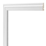Zócalo Contramarco Atrim Pecho Paloma 45 mm EPS PVC Blanco Mate
