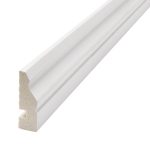 Zócalo Contramarco Atrim Pecho Paloma 45 mm EPS PVC Blanco Mate