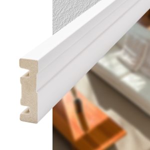 Contramarco Atrim Line 50 mm EPS PVC Blanco Mate 250 cm