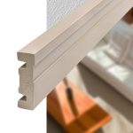 Contramarco Atrim Line 50 mm EPS PVC Visón Mate 250 cm