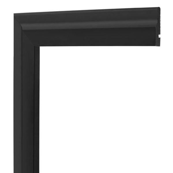 Zócalo Contramarco Atrim Soft 70 mm EPS PVC Negro Mate