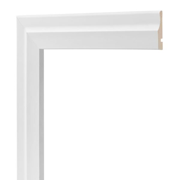 Contramarco Atrim Soft 50 mm EPS PVC Blanco Mate