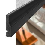 Contramarco Atrim Soft 50 mm EPS PVC Negro Mate 250 cm