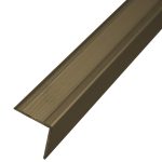 Ángulo 24x24 mm Aluminio Anodizado Champagne Tira 2.85 m 2.85 cm
