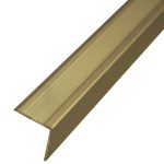 Ángulo 24x24 mm Aluminio Anodizado Oro Tira 2.85 m 2.85 cm