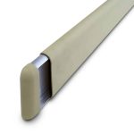Terminal para Guardacamillas Atrim 100x24 mm PVC Beige