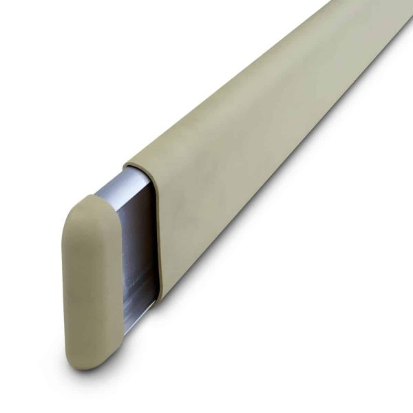 Terminal para Guardacamillas Atrim 100x24 mm PVC Beige