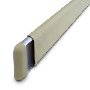 Guardacamillas Atrim 100x24 mm PVC Beige 2.5 m