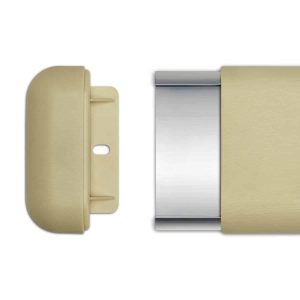 Terminal para Guardacamillas Atrim 100x24 mm PVC Beige 50 mm