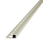 Guardacanto Quadra Stone Collection Atrim 10x10 mm Aluminio Arena Mate 2.5 m