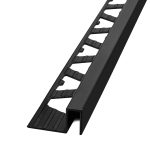 Guardacanto Quadra Atrim 12x10 mm Aluminio Carbón Mate 2.5 m