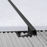 Guardacanto Quadra Atrim 12x10 mm Aluminio Carbón Mate