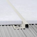 Guardacanto Quadra Atrim 12x8 mm Aluminio Perla Mate