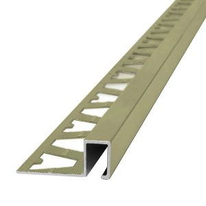 Guardacanto Quadra Atrim 12x10 mm Aluminio Olivo 2.5 m
