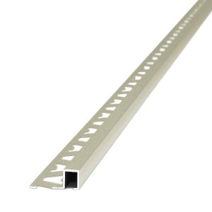 Guardacanto Quadra Stone Collection Atrim 12x10 mm Aluminio Arena Mate 2.5 m