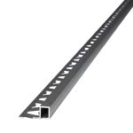 Guardacanto Quadra Stone Collection Atrim 12x10 mm Aluminio Concreto Mate 2.5 m