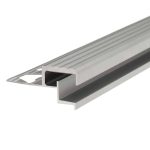 Protector de Escalón Grada LED Lumière Atrim 10 mm Aluminio Anodizado 2.5 m