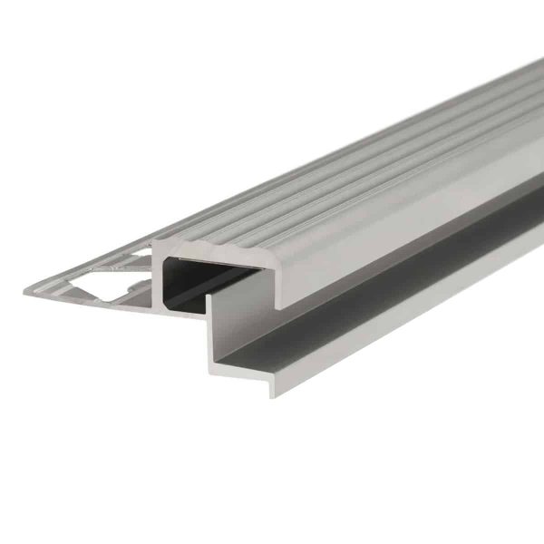 Protector de Escalón Grada LED Lumière Atrim 10 mm Aluminio Anodizado 2.5 m