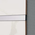 Listello Ancho Atrim 30 mm Acero Inoxidable Brillante