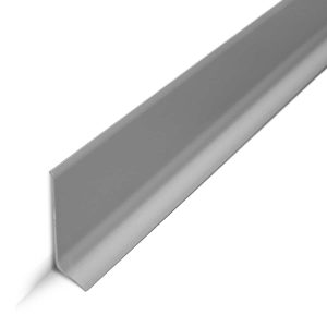 Zócalo Sanitario Recto 60mm Aluminio Anodizado Plata 200 cm