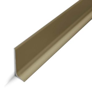 Zócalo Sanitario Recto 60mm Aluminio Anodizado Champagne 200 cm