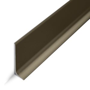 Zócalo Sanitario Recto 100mm Aluminio Anodizado Bronce 200 cm