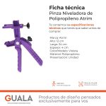Pinza Niveladora de Polipropileno Atrim