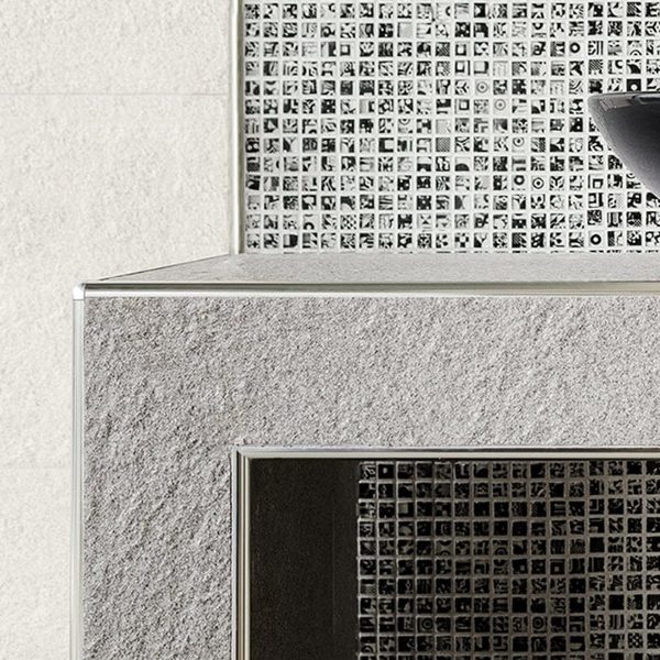 Guardacanto Bullnose Atrim 12 mm Aluminio Oro Mate