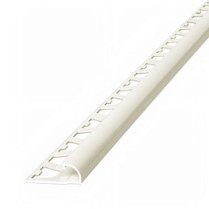 Guardacanto Bullnose Atrim 12 mm Aluminio Marfil 2.5 m