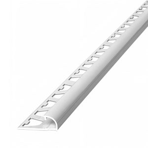 Guardacanto Bullnose Atrim 12 mm Aluminio Gris 2.5 m