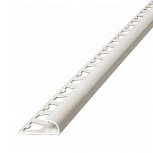 Guardacanto Bullnose Atrim 12 mm Aluminio Peltre Brillante 2.5 m